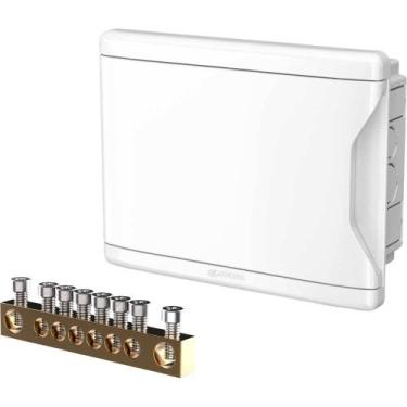 Imagem de Quadro de Distribuição de Embutir, com Barramento N/t, 24d/18n, 1280, 