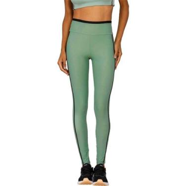 Imagem de Legging Run More Pixel Feminina, Verde, P