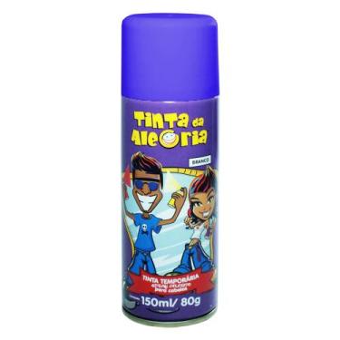 Imagem de Tinta da Alegria Spray Roxo 150ml/80g - Ideal para Carnaval - Dalegria