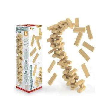 Imagem de Brinquedo Infantil Torre de Equilbrio 54 peças Junges - 0733, 1 unidad