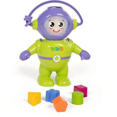 Imagem de Brinquedo Educativo Astrobaby com Blocos de Encaixe Didático para Reconhecimento de Formas e Cores