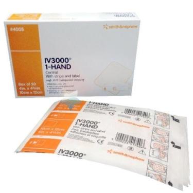 Imagem de Curativo Estéril Smith & Nephew IV3000 Filme 10x12 cm 50 unidades - BN