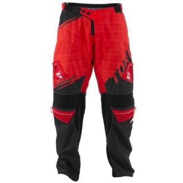 Imagem de Calça Motocross Trilha Enduro - Pro Tork Factory Edition, Vermelho, 38