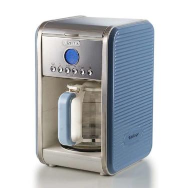 Imagem de Cafeteira Elétrica Ariete Vintage 1342 Vidro 12 Xícaras Azul Retrô 900W 110V