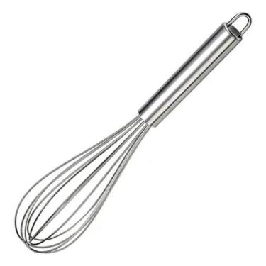 Imagem de Fuet Batedor De Ovos E Massa Grande Manual Inox 30cm - GENERICO, aço i