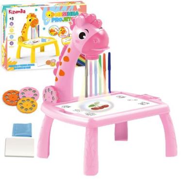 Imagem de Brinquedo Mesa Projetora De Desenho Interativos Infantil Mesinha Pintu