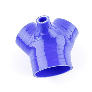 Imagem de LUXERAD Mangueiras de radiador de silicone de desempenho de 3 camadas 4,5 mm para udi S4 RS4 Biturbo A6 B5 2.7T Bi-Turbo (azul)