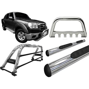 Imagem de Kit quebra mato+Estribo Oval +Santo Ant Ranger 97 a 12 CROMO