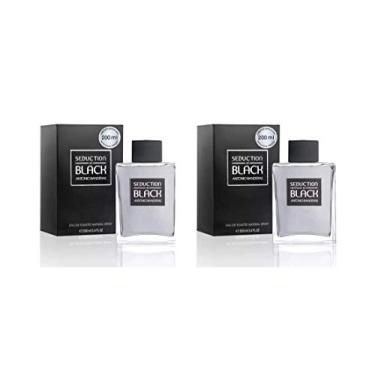 Imagem de 2 Perfumes Seduction In Black Antonio Banderas 200 ml