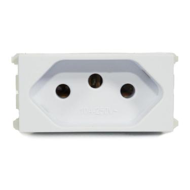 Imagem de Modulo Tomada de Energia 2P+T Refinatto 10A Weg Branco
