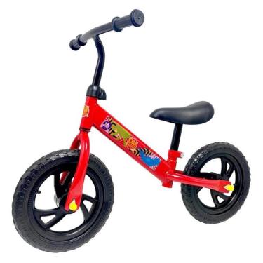 Imagem de Bicicleta Infantil Sem Pedal Equilibrio Aro 12 Vermelha
