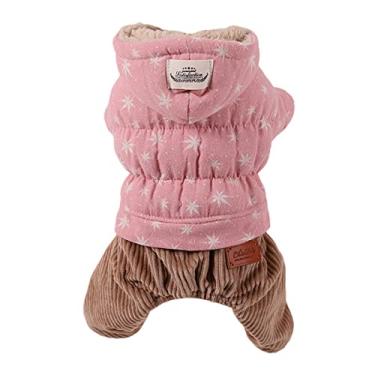 Imagem de Cachorro Clima Frio Casacos Cachorro Casaco De Inverno Cachorro Jaqueta De Inverno Inverno Pet Cão Roupas Fofos Espessos Cão Pequeno Coelho De Algodão Ursinho Ursinho De Inverno Roupas