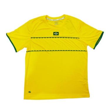 Imagem de Camiseta Masculina Torcedor Brasil Copa Do Mundo Kanxa Hexa 7710