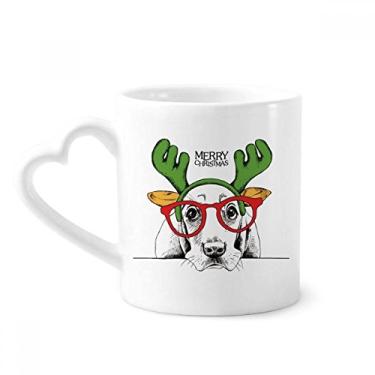 Imagem de Roupas Adorável Cachorro Ilustração em Aquarela Caneca Café Cerâmica Copos Copo de Coração de Vidro