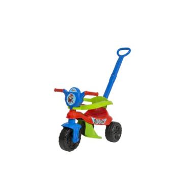 Imagem de Kendy, Triciclo Infantil, Kemotoca BABY DOG VERMELHA, com Haste