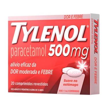 Imagem de Tylenol 500mg 20 comprimidos Tylenol