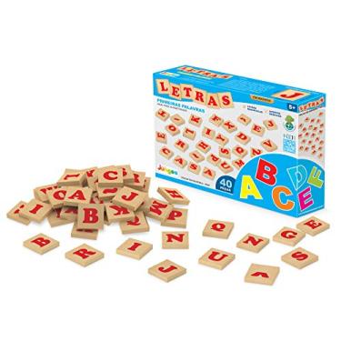 Imagem de Letras 40 Peças Junges Madeira