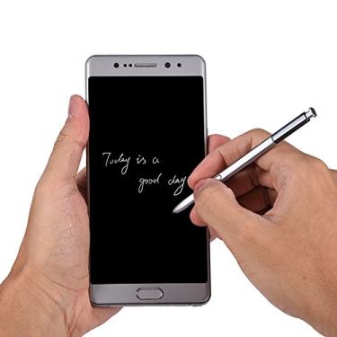 Imagem de Substituição para Galaxy Note 5 S Pen, Caneta Stylus Universal de Alta Sensibilidade, Caneta de Tela de Toque Capacitiva, Pequena e Requintada (Cinza)