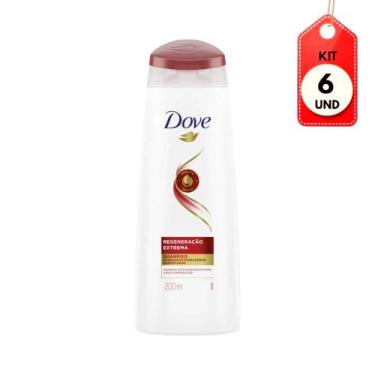 Imagem de Kit C/06 Dove Recuperação Extrema Shampoo 200ml