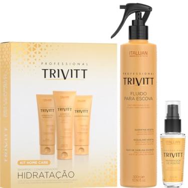 Imagem de TRIVITT, Kit Trivitt 5pçs: Kit Hidratação + Fluido Escova + Reparador de Pontas
