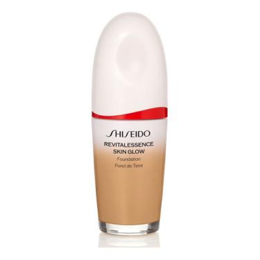 Imagem de Base De Maquiagem Em Pump Shiseido Revitalessence 10119358 Shiseido Revitalessence Skin Glow Foundation Fps30 Maple 350 - Base Líquida 30ml Tom Nude  -  30ml 30g
