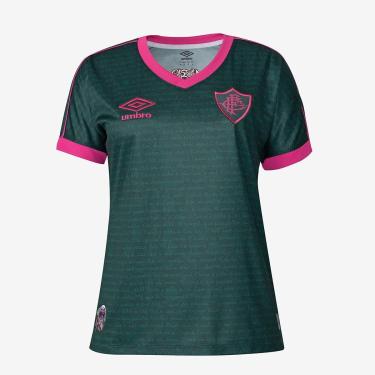Imagem de Camisa Feminina Umbro Fluminense Of.3 2023 (Torcedora)-Feminino