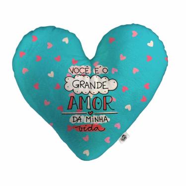 Imagem de Almofada Coração Pelúcia Você é o Grande Amor da Minha Vida Namorados