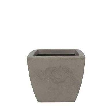 Imagem de Vasart Verona Vaso de Flores Trapézio, Camurça, 40x33cm