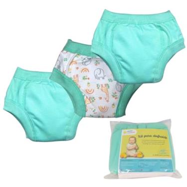 Imagem de Kit 3 Desfralde Neném Treinamento SafariV/Verde/Verde