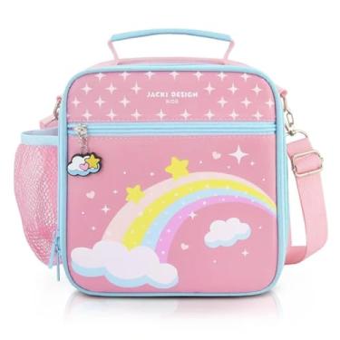 Imagem de Lancheira Térmica Bolsa Infantil Kids para Crianças com Alça Estampadas Escola Passeio 4180ml (Rosa)