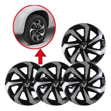 Imagem de Kit 4 Carlotas Reforçada Aro 14 Spider Sandero Stepway Logan - Elitte,
