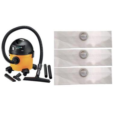 Imagem de Kit Com 9 Sacos Descartáveis Aspirador Pó Lavor Wash Compact - Oriplas