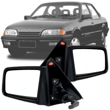 Imagem de Par Espelho Retrovisor Externo Chevrolet Monza Tubarão 94 95 96 Com Co