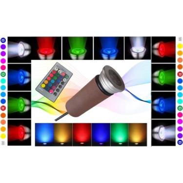 Imagem de Lanterna Cromoterapia Profissional 16 Cores Cabo 3 M - BR VISOR, Marro