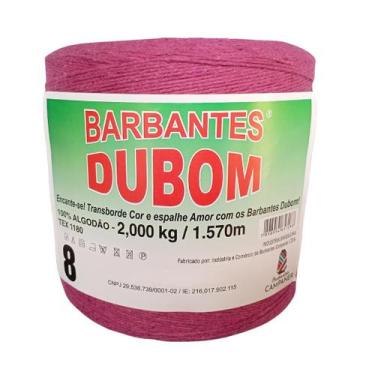 Imagem de Barbante Dubom Magenta - 2 Kg - Fio 8 - 1570m - Barbantes Dubom