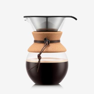 Imagem de Bodum Cafeteira Pour Over com filtro permanente, cortiça nova, 963 g