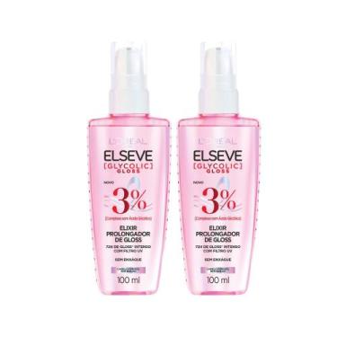 Imagem de Kit 2 Sérum Elseve Glycolic Gloss L'oréal Paris Elixir Prolongador de 