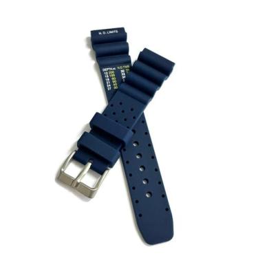 Imagem de Pulseira Borracha Compatível Para A Marca Citizen 20mm, 22mm.LC33 - Su