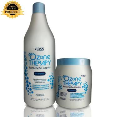 Imagem de Kit Ozone Therapy Shampoo E Máscara Para Crescimento Capilar - Vloss