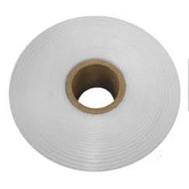 Imagem de Entretela para Cortina Branca 8cm Rolo com 50 metros - Reibraz, Branco