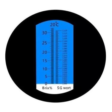 Imagem de Refratômetro Brix 0-32% 2 Em 1 Açúcar Cerveja Caldo - LCA