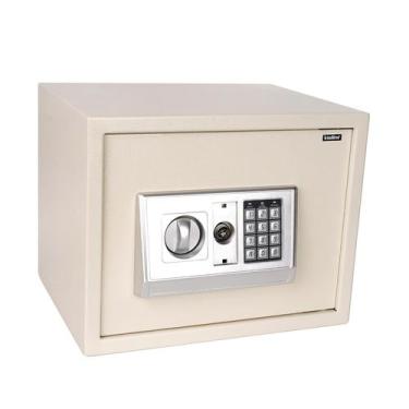 Imagem de Cofre em aço eletrônico com senha teclado digital e chave sb30 - VOLIN