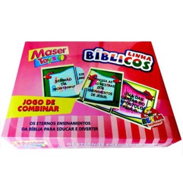 Imagem de Jogo de combinar biblicos maser toys com 50 pecas na caixa - RESAM