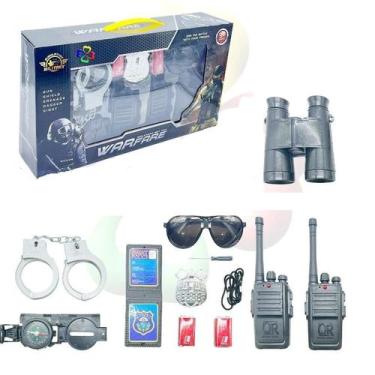 Imagem de Brinquedo Kit Policial Infantil Brincando De Ser Polícia - toys