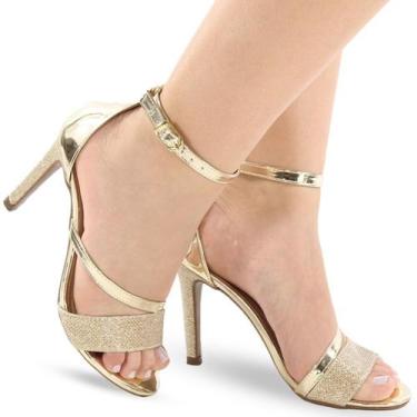 Imagem de Sandália Feminina Salto Alto Fino Confortável Festa P123 - Modarpe, Do