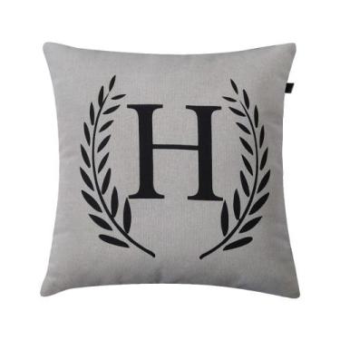Imagem de Almofada Mescla H 40x40cm Preto - FASTLAR