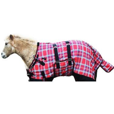 Imagem de CHALLENGER Cobertor de inverno em miniatura 600D de 121,9 cm burro pônei cavalo potro azul marinho 51972B