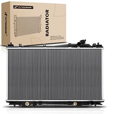 Imagem de A-Premium Conjunto de radiador de arrefecimento do motor com radiador de óleo de transmissão - Compatível com modelos Honda e Acura - Civic 2001 2002 2003 2004 2005, EL 2001-2005 - L4 1,7L - Sem tampa