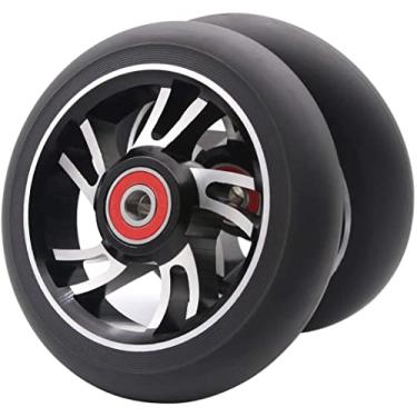 Imagem de 2 peças de rodas de scooter profissional de 100 mm com rolamentos Abec 9 para MGP/Razor/Lucky/Envy/Vokul Pro Scooters rodas de substituição