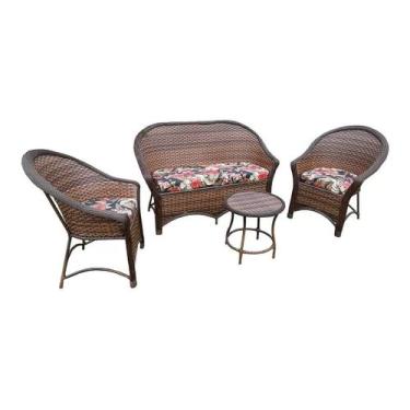 Imagem de Conjunto jogo poltronas sofá area externa interna - Varanda Móveis